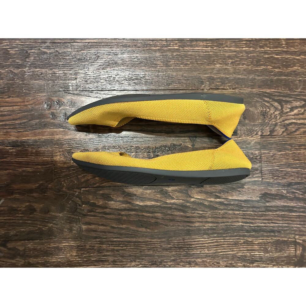 Rothy's Yellow Like New Knit Flats Size 9.5 - Picture 3 of 5